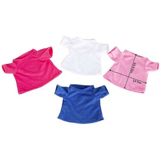 CAMISETA PEQUEÑA 5 COLORES 13 CM - MODELOS SURTIDOS image 0