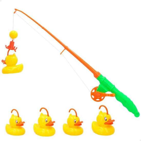JUEGO DE PESCA AQUA WORLD CON CAÑA Y 5 PATITOS EN BLISTER image 1