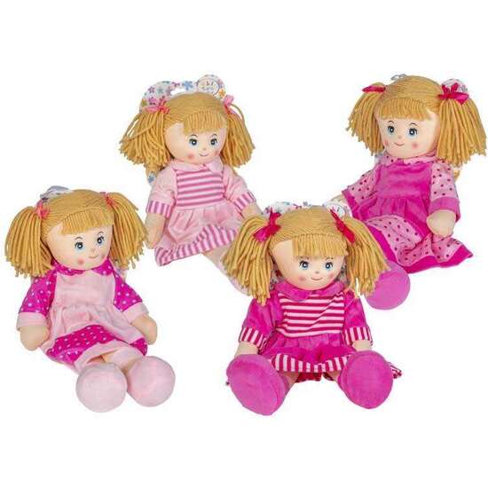 PELUCHE MUÑECA CORAL 50 CM. - MODELOS SURTIDOS image 0