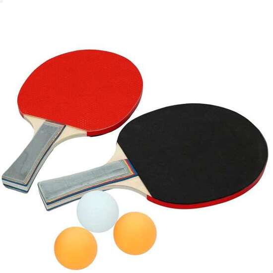 PALAS DE PING PONG . INCLUYE2 PALAS Y PELOTAS 20,5X4,5X3,2CM image 0