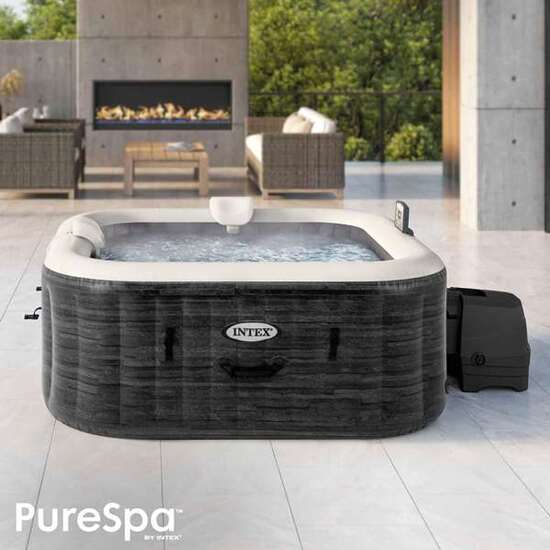 JACUZZI PURESPA BURBUJAS GREYSTONE DELUXE PARA 6 PERSONAS 1098 LITROS 239X239X71 CM image 2