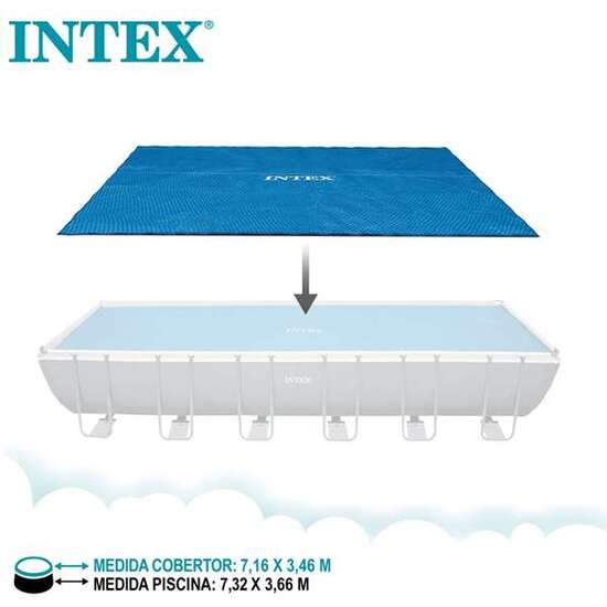 COBERTOR SOLAR PARA PISCINA FRAME RECTANGULAR 488X244 CM image 1