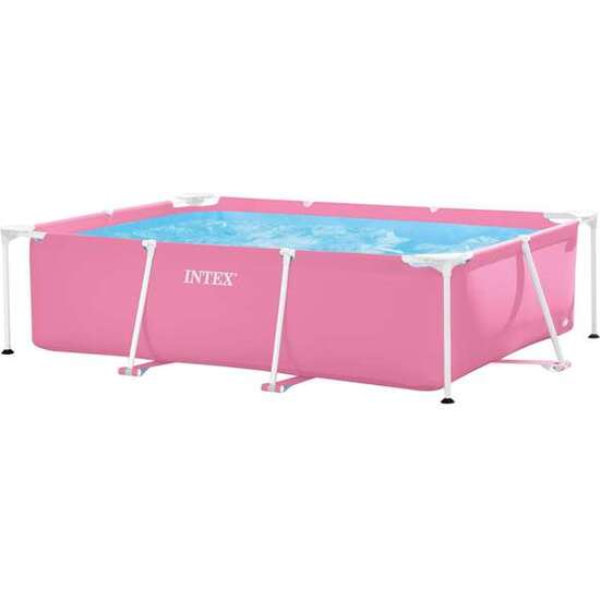 PISCINA SMALL FRAME FAMILIAR ROSA 220X150X60CM - 166 image 0