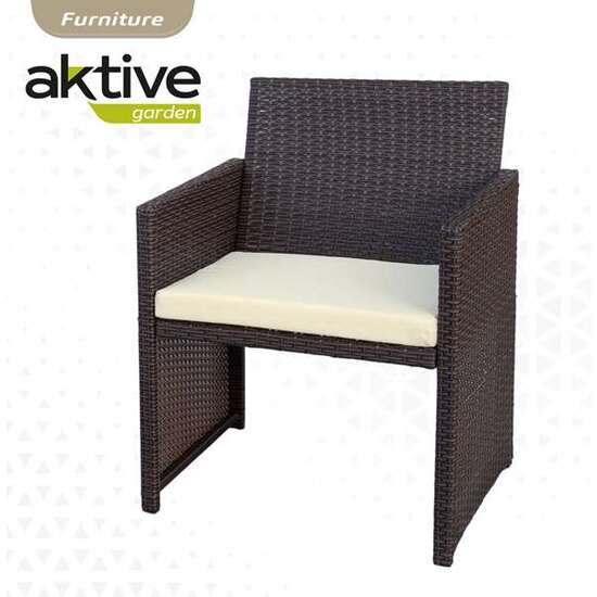 CONJUNTO DE SOFÁ (108X59X76 CM) + 2 SILLONES (59X76 CM) + MESA (85X45X41 CM) AKTIVE image 3