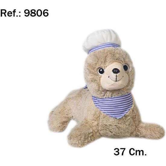 PELUCHE FOCA MARINERA 37 CM image 1