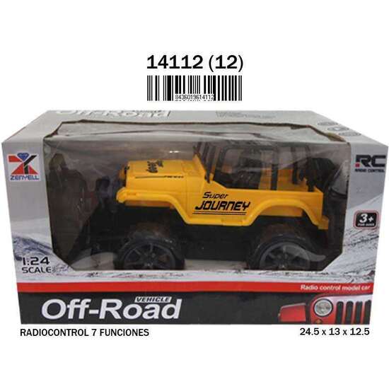 COCHE RADIO CONTROL TODOTERRENO CON 7 FUNCIONES ESCALA 1:24. - MODELOS SURTIDOS image 1