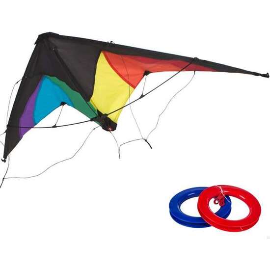 COMETA STUNT KITE POP-UP MAGIC ARCO IRIS 125X72 CM image 0