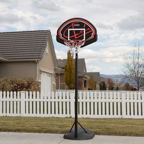 CANASTA BALONCESTO POLIETILENO LIFETIME PORTÁTIL AJUSTABLE CON TABLERO DE ALTURA 165-222 CM image 3