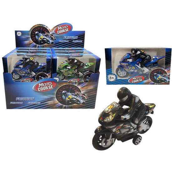 MOTO CARRERAS FRICCION 38X25X20 CM - MODELOS SURTIDOS image 0