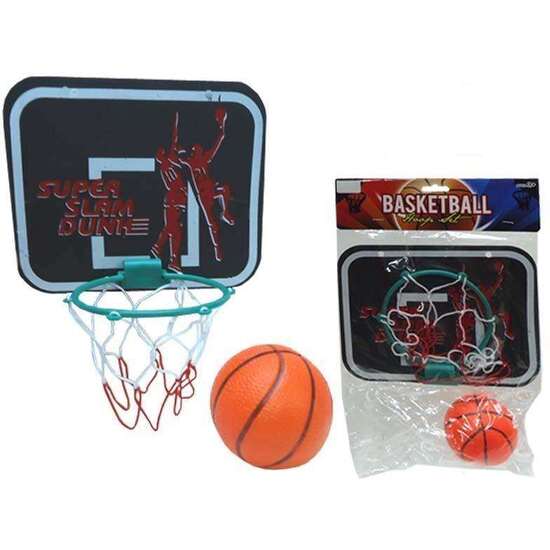 CANASTA BALONCESTO CON PELOTA EN BOLSA 23X38X7,5 CM image 0