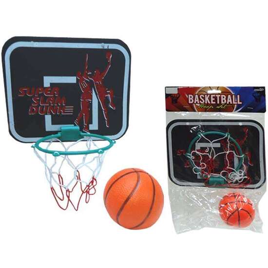 CANASTA BALONCESTO CON PELOTA EN BOLSA 23X38X7,5 CM image 1