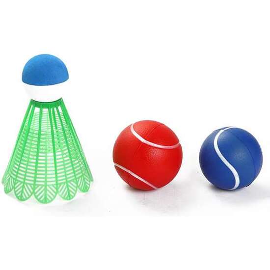 SET 3 IN 1 CON PELOTA ,PALAS Y PELOTAS OUTDOOR 180X134CM image 3