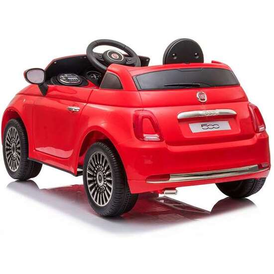 COCHE FIAT 500 ROJO CON CONTROL REMOTO Y MP3 BATERIA 6V 4,5 AH -MOTOR 30 W image 3