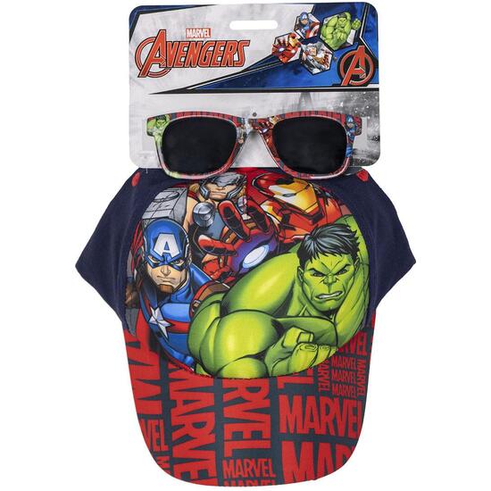 GORRA SET GAFAS DE SOL AVENGERS image 0