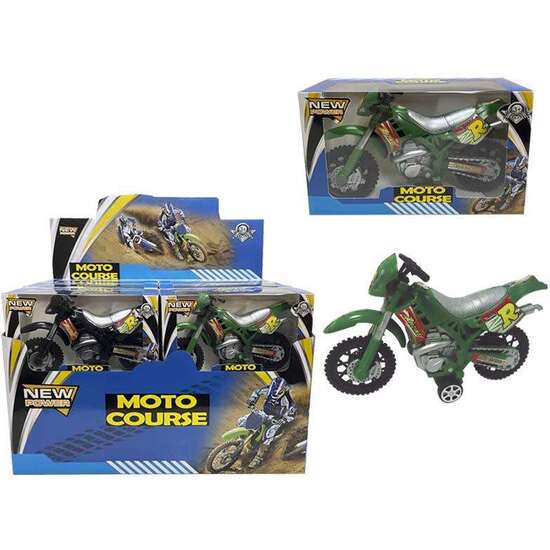 MOTO CROSS FRICCION 38X25X20 CM - MODELOS SURTIDOS image 0