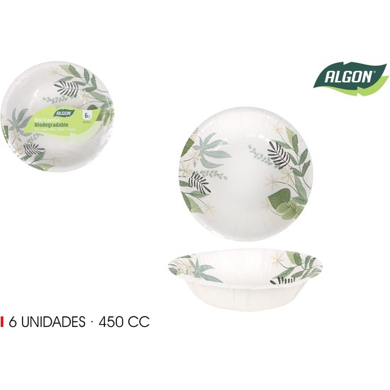 SET-6 BOL CARTON FLORA 450CC ALGON image 0