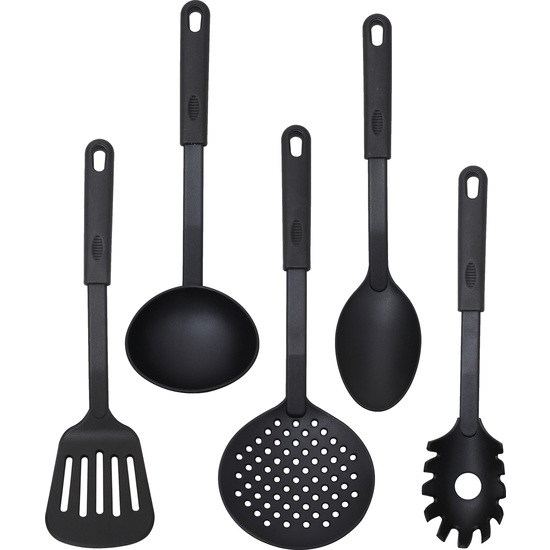 SET 4P GADGETS UTENSILIOS DE COCINA NYLON - NEGRO image 0