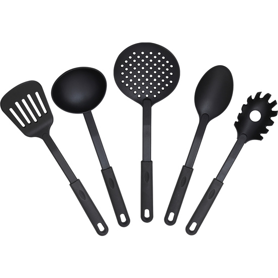 SET 4P GADGETS UTENSILIOS DE COCINA NYLON - NEGRO image 2