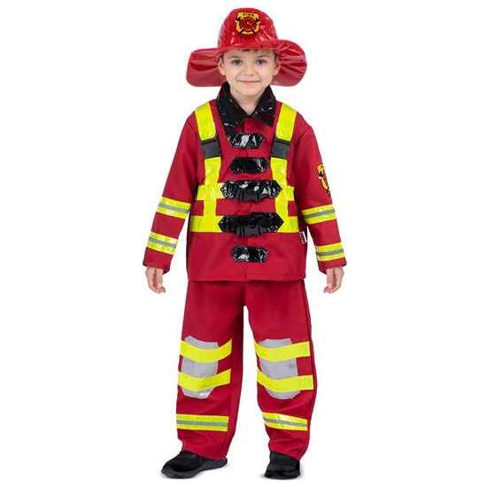 DISFRAZ INFANTIL BOMBERO TALLA 10-12 AÑOS image 1