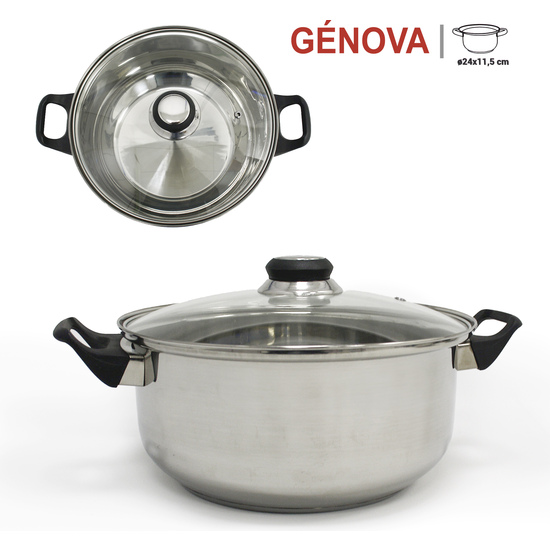 BATERIA COCINA 12PC ACERO INDUCCION GENOVA image 2