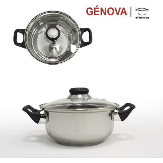 BATERIA COCINA 12PC ACERO INDUCCION GENOVA image 4