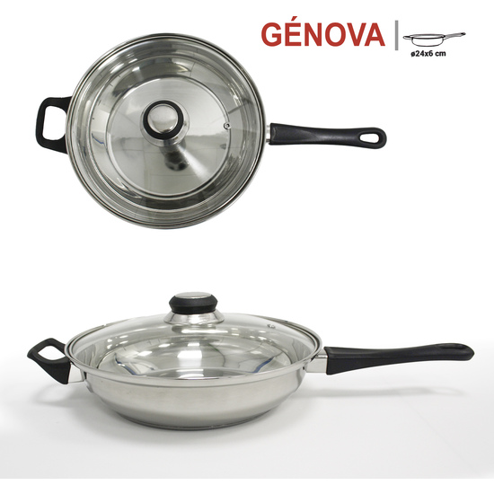 BATERIA COCINA 12PC ACERO INDUCCION GENOVA image 5