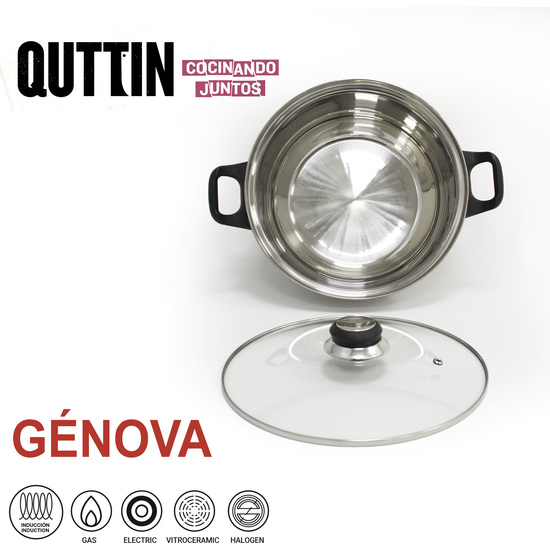 BATERIA COCINA 12PC ACERO INDUCCION GENOVA image 7