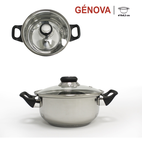 BATERIA COCINA 8PC ACERO INDUCCION GENOVA image 4