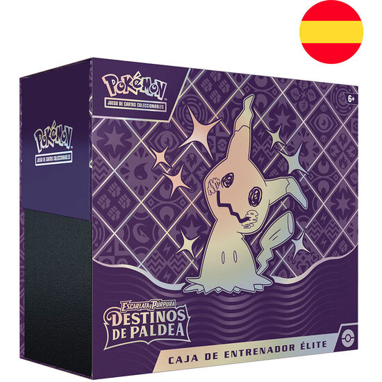 ESTUCHE JUEGO CARTAS COLECCIONABLES DESTINOS DE PALDEA ESCARLATA Y PURPURA POKEMON ESPAÑOL image 1