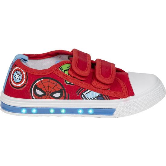 ZAPATILLA LONETA SUELA PVC CON LUCES ALGODÓN AVENGERS image 0