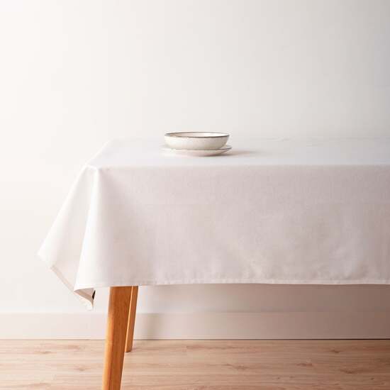 MANTEL ANTIMANCHAS JACQUARD BACOLI 000-068 BLANCO image 1