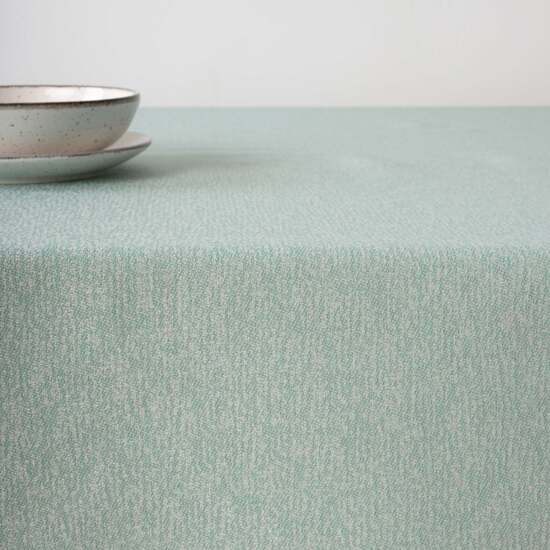 MANTEL ANTIMANCHAS JACQUARD BACOLI 000-068 TURQUESA image 1