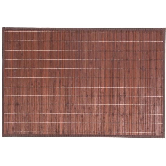 ALFOMBRA BAMBOO 60X90CM MARRÓN OSCURO image 0