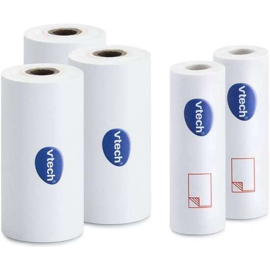 RECAMBIO DE PAPEL TÉRMICO PACK 5 ROLLOS (3 TÉRMICOS Y 2 PEGATINA) image 1