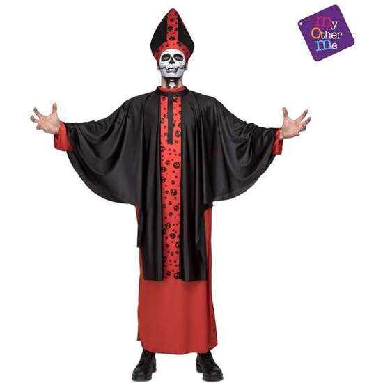 DISFRAZ OBISPO SINIESTRO ML (VESTIDO, CASULLA Y MITRA) image 0