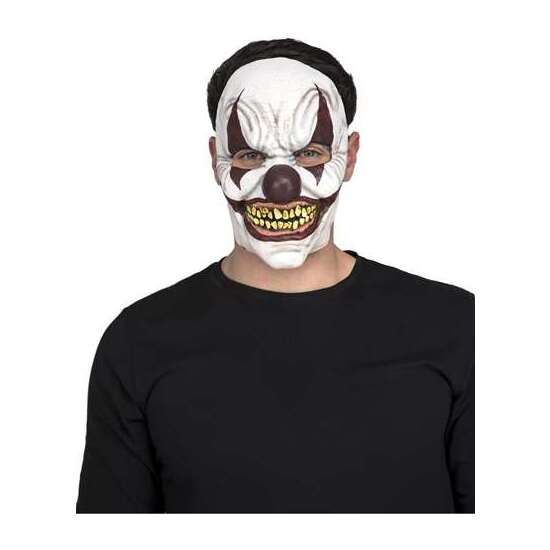 1/2 MÁSCARA PAYASO DIABÓLICO ONE SIZE image 1