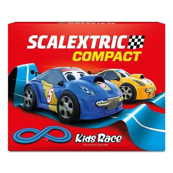 PISTA SCALEXTRIC COMPACT KIDS RACE. 2,3M DE PISTA. 94X45,6 CM image 0