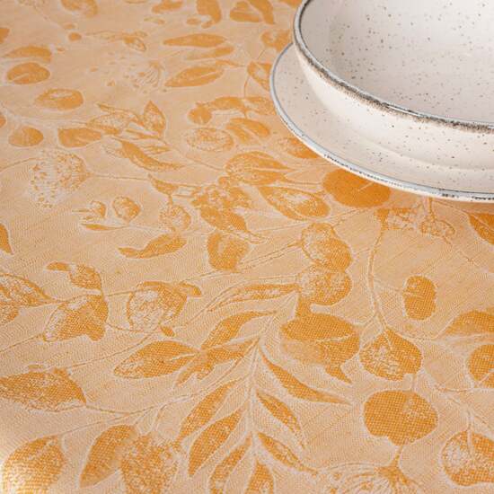 MANTEL ANTIMANCHAS JACQUARD BACOLI 32010D2 GOLD image 2