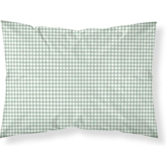 FUNDA DE ALMOHADA 100% ALGODÓN VICHY MINT image 0