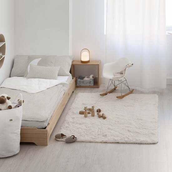 SACO NÓRDICO 100% ALGODÓN VICHY BEIGE image 0