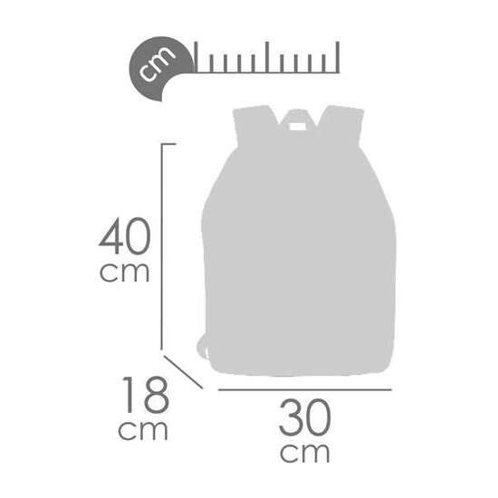MOCHILA ESCOLAR NIZA 40X30X18 CM image 5