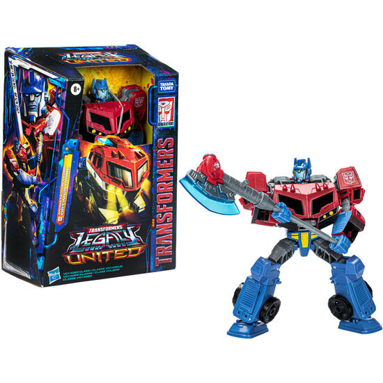 FIGURA OPTIMUS PRIME ANIMATED UNIVERSE VOYAGER CLASS LEGACY UNITED TRANSFORMERS 17,5CM image 0