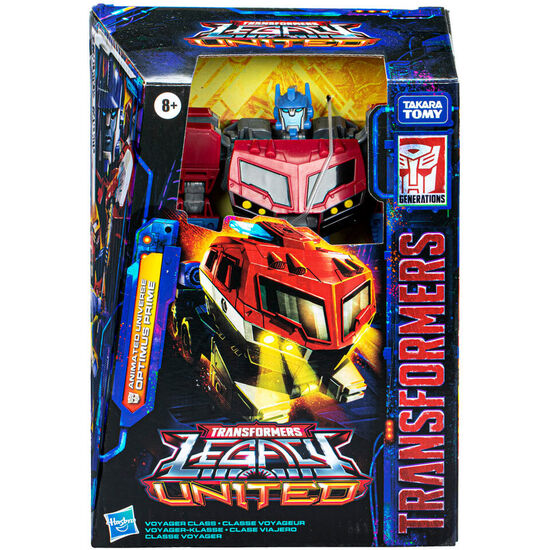 FIGURA OPTIMUS PRIME ANIMATED UNIVERSE VOYAGER CLASS LEGACY UNITED TRANSFORMERS 17,5CM image 1