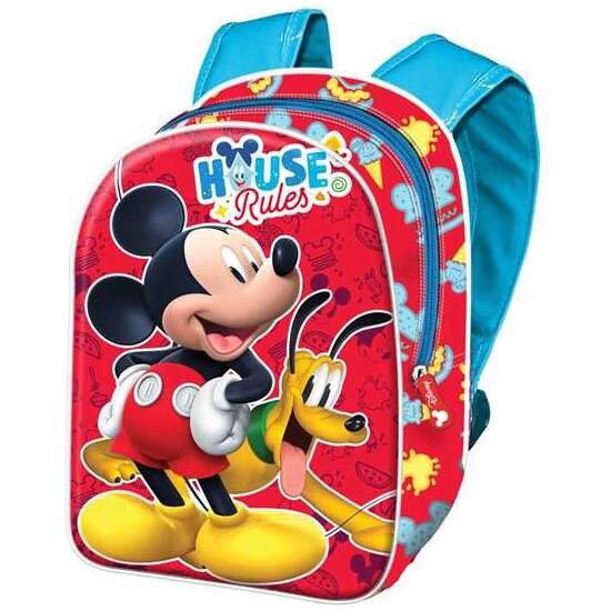 MOCHILA 3D MINI MICKEY RULES 25X20X9CM image 0