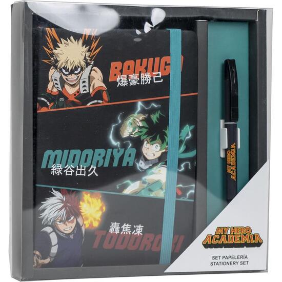 SET DE PAPELERÍA BOLÍGRAFO MY HERO ACADEMIA image 0