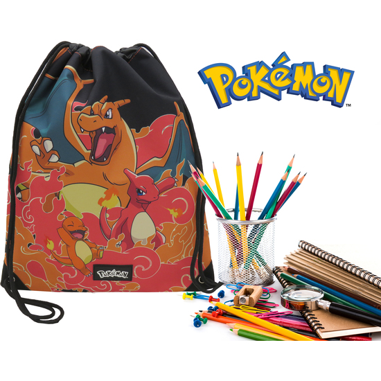 SACO CHARMANDER EVOLUTION POKEMON 34X42CM image 4