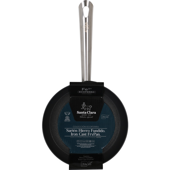 SARTEN 20CM HIERRO FUNDIDO STA CLARA ECOFERRO image 1