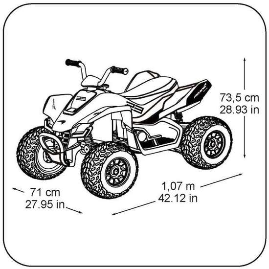 QUAD MCLAREN 12V 71X100X73,5 CM image 5