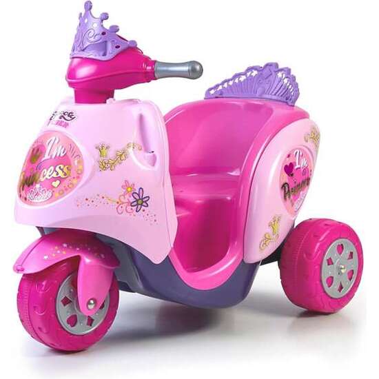 TRIMOTO BATERIA 6V SCOOTY LITTLE PRINCESS 84X72X52 CM image 1