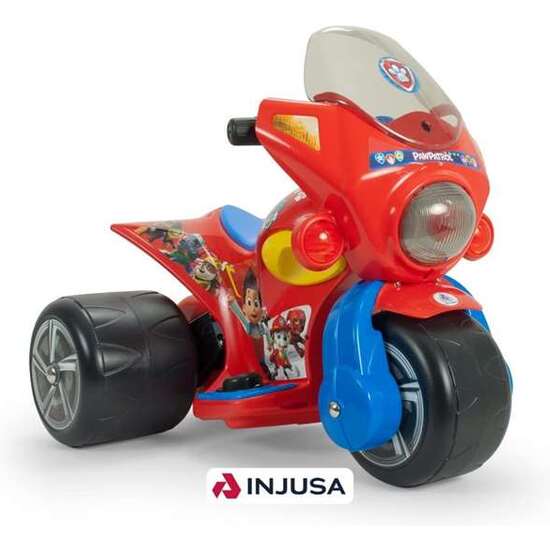 TRIMOTO SAMURAI PAW PATROL 6V CON LUZ 61X52X49,5 CM image 2